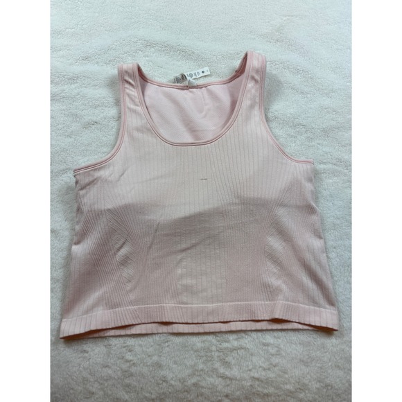 Lululemon Tops - Lululemon Ebb to Street Tank Top Pink Ribbed Built-in Bra Size 12 LW1DDDS